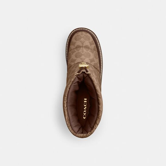 NWT Coach Outlet Idella Bootie In Signature Nylon - Picture 3 of 6